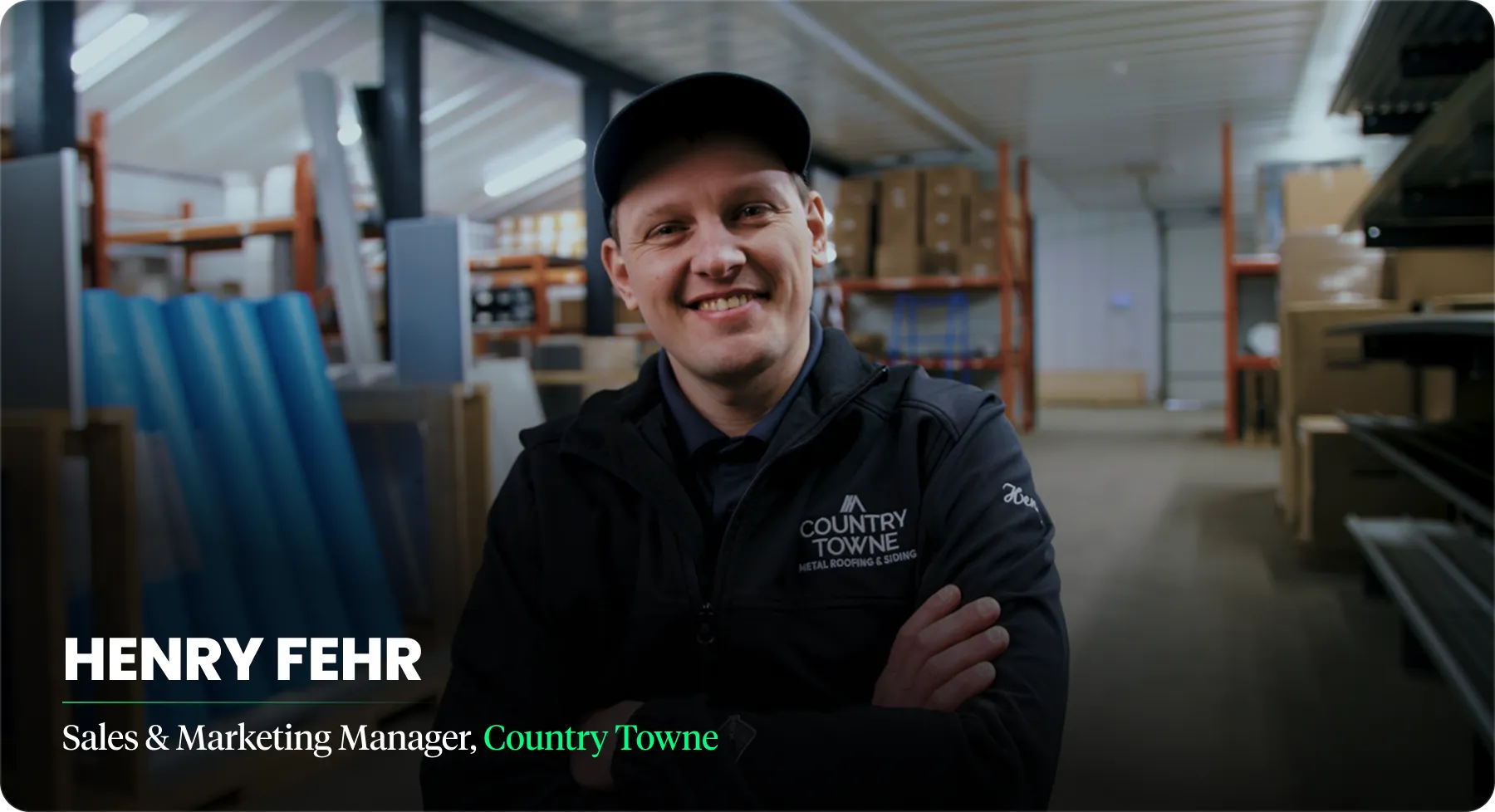 a picture of our client: Henry Fehir - Sale & Marketing Manager of Country Towne